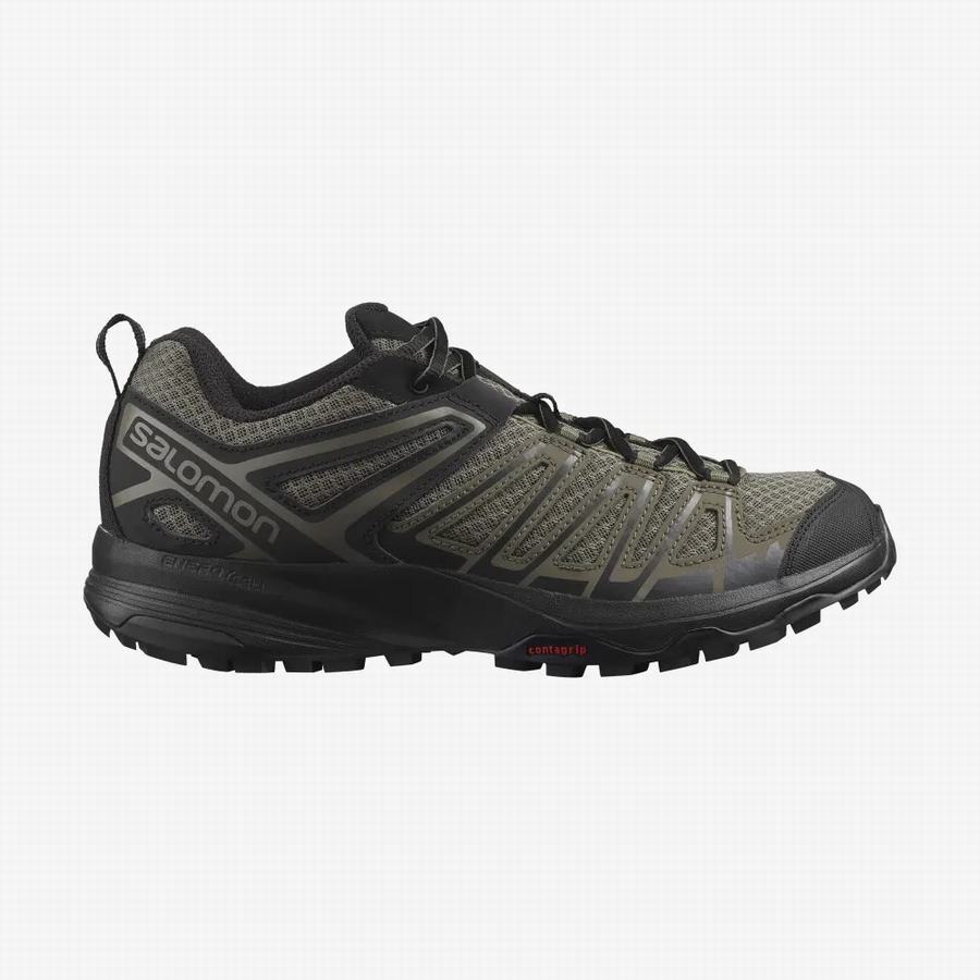 Salomon X Crest Erkek Trekking Ayakkabı Zeytin Yeşili/Siyah [BCV5178XX]